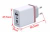2 ports usb type c  fast charger 30w pd rapid charger